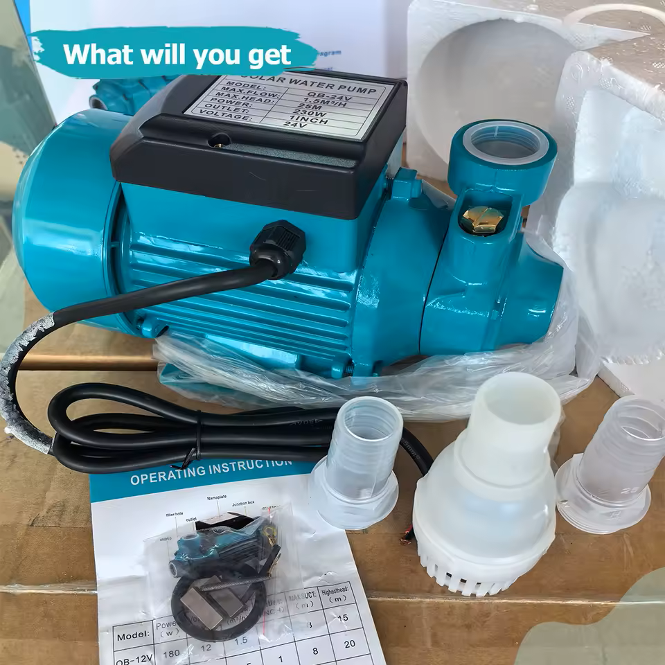 Wholesale 24V 230W QB60 Brush Dc Solar Surface Booster Mini Water Pump for Irrigation Solar Energy